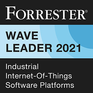 IIoT Forrester Wave 2021 Leader badge
